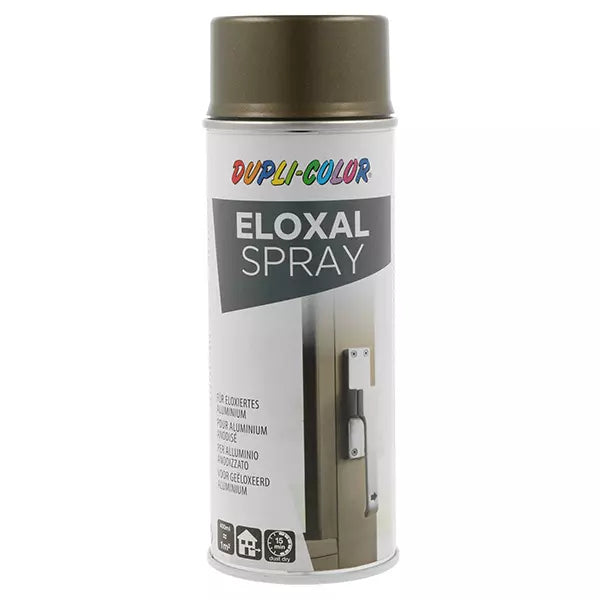 Dupli - Eloxal Spray - Vernice per alluminio anodizzato. Disponibile in 5 varianti colore.