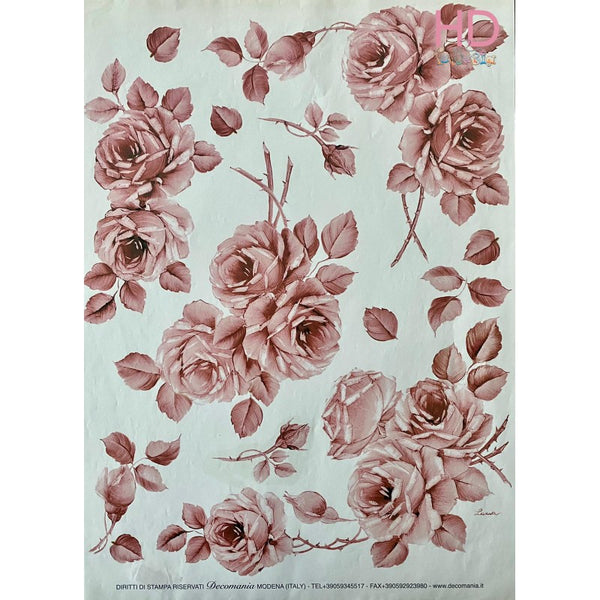 Fogli carta decoupage Decomania - Stock 25 Pz Assortiti - Mis. 30x40